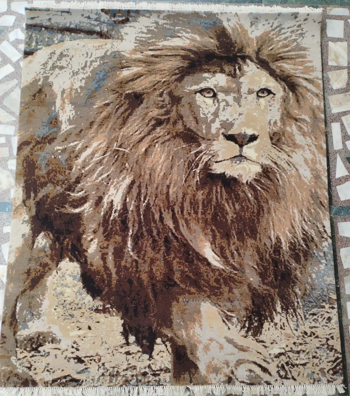 Majestic Lion Rug